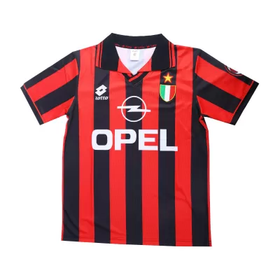 AC Milan Home Retro Soccer Jersey 1996/97 - acejersey