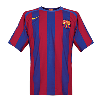 Barcelona Home Retro Soccer Jersey 2005/06 - UCL - acejersey