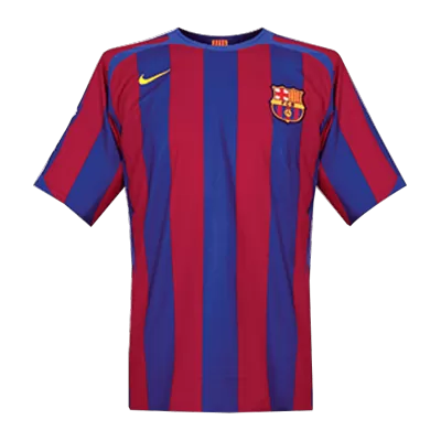 Barcelona Home Retro Soccer Jersey 2005/06 - UCL - acejersey