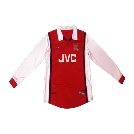 Arsenal Home Retro Soccer Jersey Long Sleeve 1998/99 - acejersey