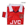 Arsenal Home Retro Soccer Jersey Long Sleeve 1998/99 - acejersey