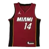 Men's Miami Heat Herro #14 Red Swingman Jersey - City Edition - acejersey