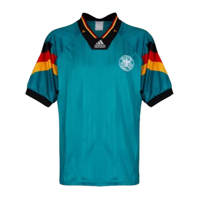 Germany Away Retro Soccer Jersey 1992 - acejersey