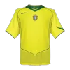 Brazil Home Retro Soccer Jersey 2004 - acejersey