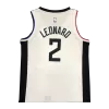 Men's Los Angeles Clippers Kawhi Leonard #2 White 2020/21 Swingman Jersey - City Edition - acejersey