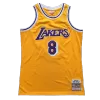 Men's Los Angeles Lakers Bryant #8 Yellow Hardwood Classics Jersey 1996/97 - acejersey