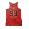 Men's Chicago Bulls BAPE #93 Red Hardwood Classics Swingman Jersey - acejersey