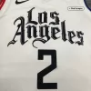 Men's Los Angeles Clippers Kawhi Leonard #2 White 2020/21 Swingman Jersey - City Edition - acejersey