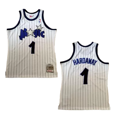 Men's Orlando Magic Hardaway #1 White Hardwood Classics Jersey 1993/94 - acejersey