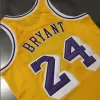 Men's Los Angeles Lakers Bryant #24 Yellow Hardwood Classics Jersey 2008/09 - acejersey