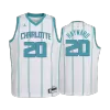 Men's Charlotte Hornets Gordon Hayward #20 White 20/21 Swingman Jersey -Association Edition - acejersey