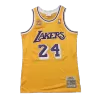 Men's Los Angeles Lakers Bryant #24 Yellow Hardwood Classics Jersey 2007/08 - acejersey