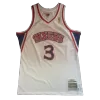 Men's Philadelphia 76ers Allen Iverson #3 White Hardwood Classics Swingman Jersey 1996/97 - acejersey