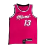 Men's Miami Heat Adebayo #13 Pink Swingman Jersey 2019/20 - City Edition - acejersey