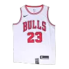 Men's Chicago Bulls Jordan #23 White Swingman Jersey - Association Edition - acejersey