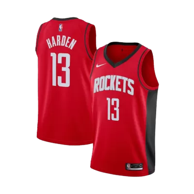 Men's Houston Rockets James Harden #13 Red Swingman Jersey 2019/20 - Icon Edition - acejersey