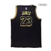 Men's Los Angeles Lakers James #23 Black Swingman Jersey - City Edition - acejersey