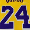 Men's Los Angeles Lakers Bryant #24 Yellow Swingman Jersey - acejersey