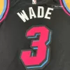 Men's Miami Heat Dwyane Wade #3 Black Swingman Jersey - acejersey