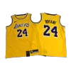 Men's Los Angeles Lakers Bryant #24 Yellow Swingman Jersey - acejersey