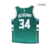 Men's Milwaukee Bucks Antetokounmpo #34 Green Swingman Jersey - acejersey