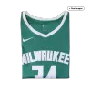 Men's Milwaukee Bucks Antetokounmpo #34 Green Swingman Jersey - acejersey