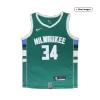 Men's Milwaukee Bucks Antetokounmpo #34 Green Swingman Jersey - acejersey