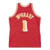 Men's Houston Rockets Tracy McGrady #1 Red Hardwood Classics Swingman Jersey 2004/05 - acejersey