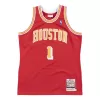 Men's Houston Rockets Tracy McGrady #1 Red Hardwood Classics Swingman Jersey 2004/05 - acejersey