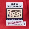 Men's Houston Rockets Tracy McGrady #1 Red Hardwood Classics Swingman Jersey 2004/05 - acejersey