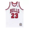 Men's Chicago Bulls Michael Jordan #23 White Hardwood Classics Jersey 1997/98 - acejersey