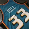 Men's Detroit Pistons Grant Hill #33 Blue Hardwood Classics Swingman Jersey 1998/99 - acejersey