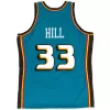 Men's Detroit Pistons Grant Hill #33 Blue Hardwood Classics Swingman Jersey 1998/99 - acejersey