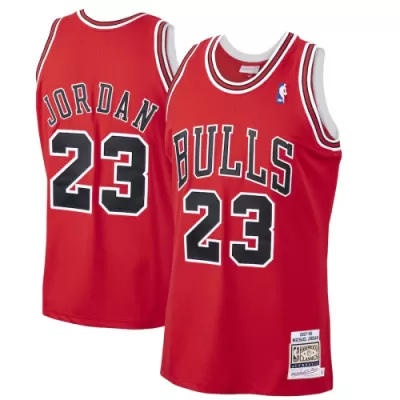 Men's Chicago Bulls Michael Jordan #23 Red Hardwood Classics Jersey 1997/98 - acejersey