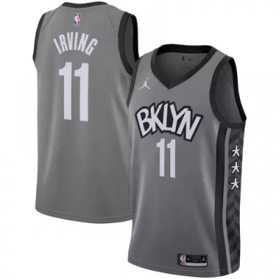 Men's Brooklyn Nets Kyrie Irving #11 Gray 2020/21 Swingman Jersey - Statement Edition - acejersey