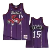 Men's Toronto Raptors Vince Carter #15 Purple Hardwood Classics Jersey 1998/99 - acejersey