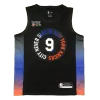 Men's New York Knicks RJ Barrett #9 Black 2020/21 Swingman Jersey - City Edition - acejersey