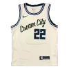 Men's Milwaukee Bucks Khris Middleton #22 Cream Swingman Jersey - City Edition - acejersey