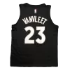 Men's Toronto Raptors Fred VanVleet #23 Nike Black&Purple 2021 Swingman NBA Jersey - Earned Edition - acejersey