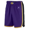 Men's Los Angeles Lakers Purple Basketball Shorts 2020/21 - Association Edition - acejersey