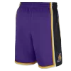 Men's Los Angeles Lakers Purple Basketball Shorts 2020/21 - Association Edition - acejersey