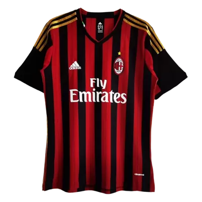 AC Milan Home Retro Soccer Jersey 2013/14 - acejersey