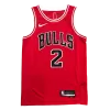 Men's Chicago Bulls Lonzo Ball #2 Red Swingman Jersey 2021 - Icon Edition - acejersey