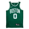 Men's Boston Celtics Jayson Tatum #0 Green 2021 Diamond Jersey - Icon Edition - acejersey