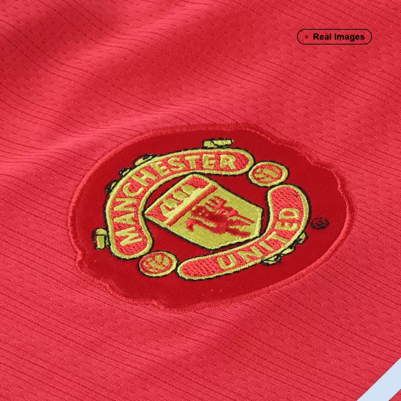 Manchester United ROONEY #10 Home Retro Soccer Jersey 2007/08 - acejersey
