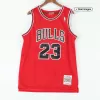 Men's Chicago Bulls Michael Jordan #23 Red Hardwood Classics Jersey 1997/98 - acejersey