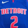 Men's Detroit Pistons Cade Cunningham #2 Blue 2021/22 Swingman Jersey - Icon Edition - acejersey