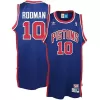 Men's Detroit Pistons Dennis Rodman #10 Black Hardwood Classics Swingman Jersey - acejersey