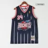 Men's Houston Rockets Hakeem Olajuwon #34 Navy Hardwood Classics Swingman Jersey - acejersey