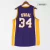 Men's Los Angeles Lakers Shaquille O'NEAL #34 Purple Hardwood Classics Swingman Jersey 1999/00 - acejersey